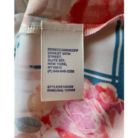 Rebecca Minkoff Silk Romper Floral Romper‎ Fairy Whimsical Cottage Size 6 NWT - Picture 8 of 10